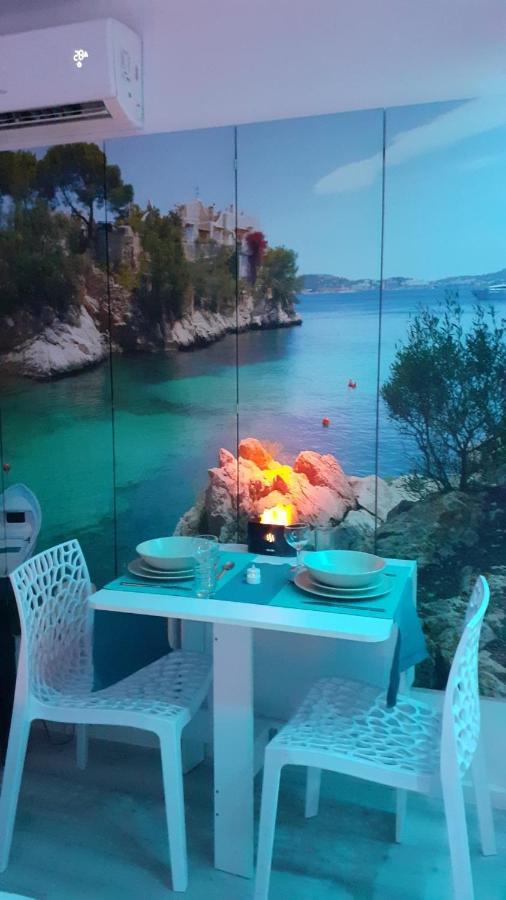 Le Bijou Appartement Avec Jacuzzi Et Sauna Privatif Terrasse Plein Sud Clim Parking Privatif Bandol Exterior foto